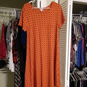 Lularoe S Carly Dress, EUC